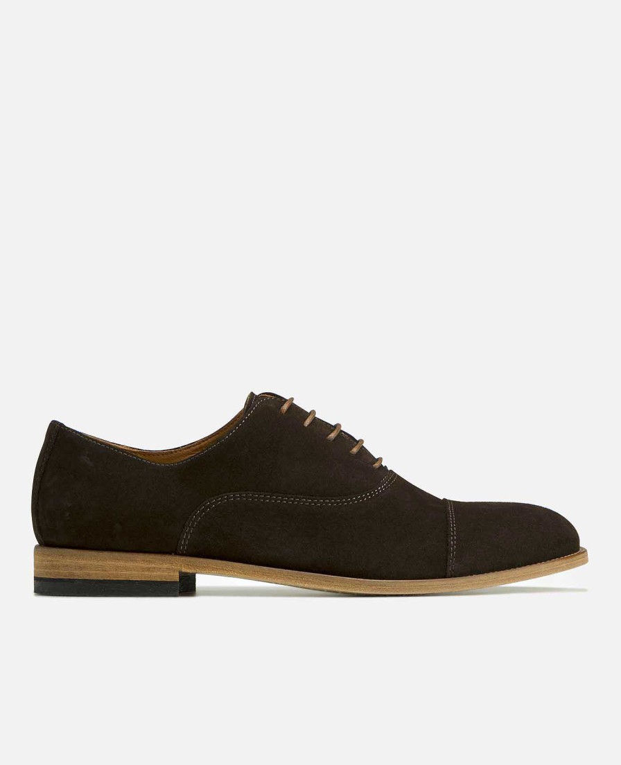 KOST Men'S Brown Suede Oxford Shoes Online