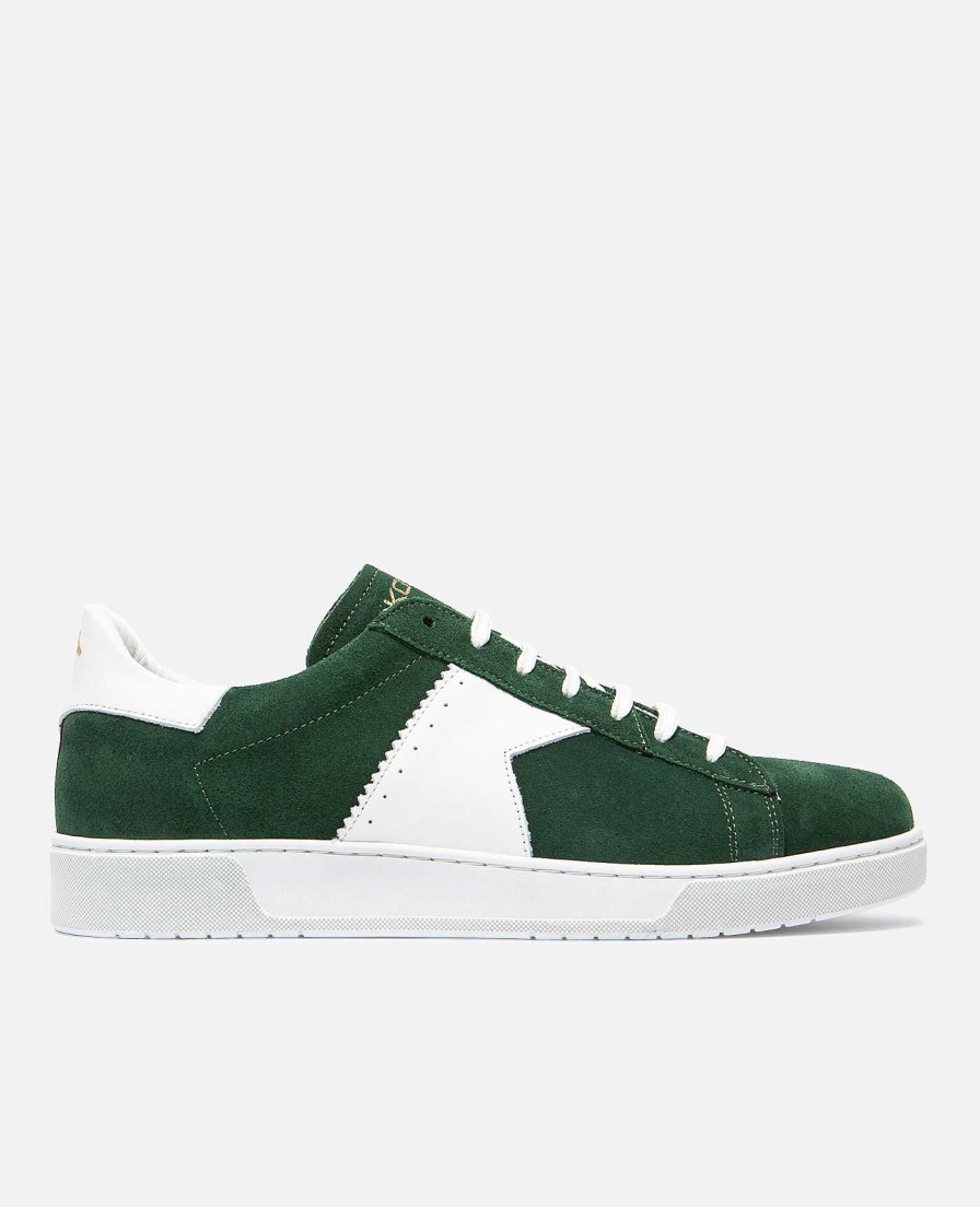 KOST Mixed Green Suede Sneakers Clearance