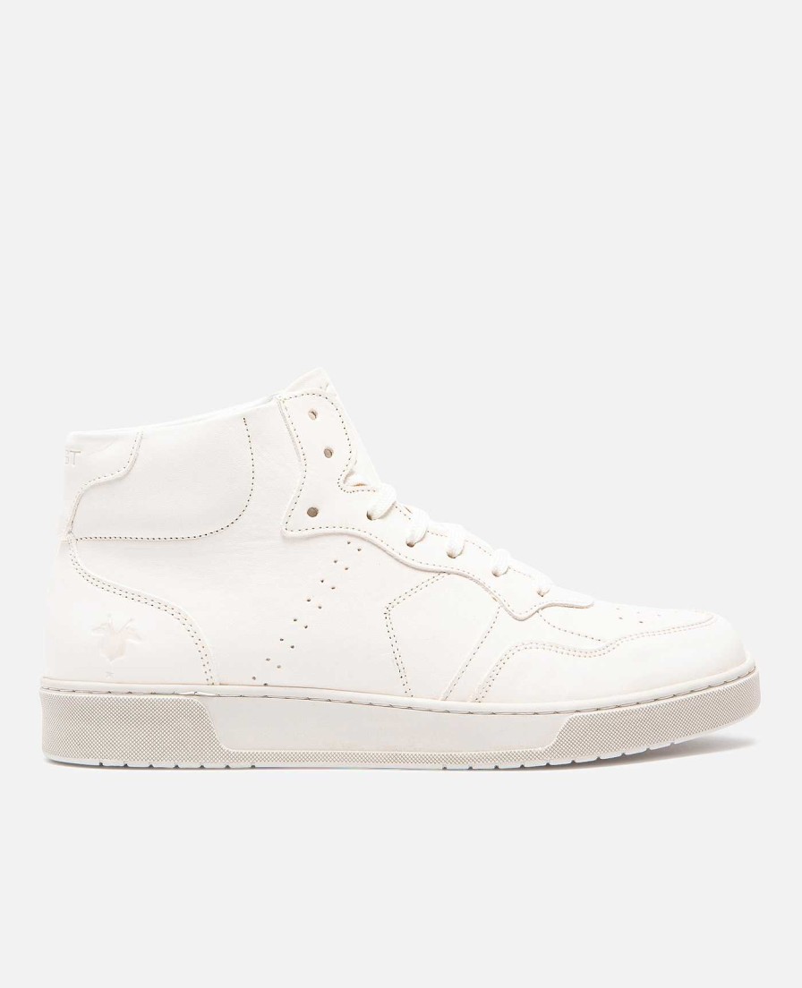 KOST Men'S White Vegetable Tanned Leather Sneakers Online