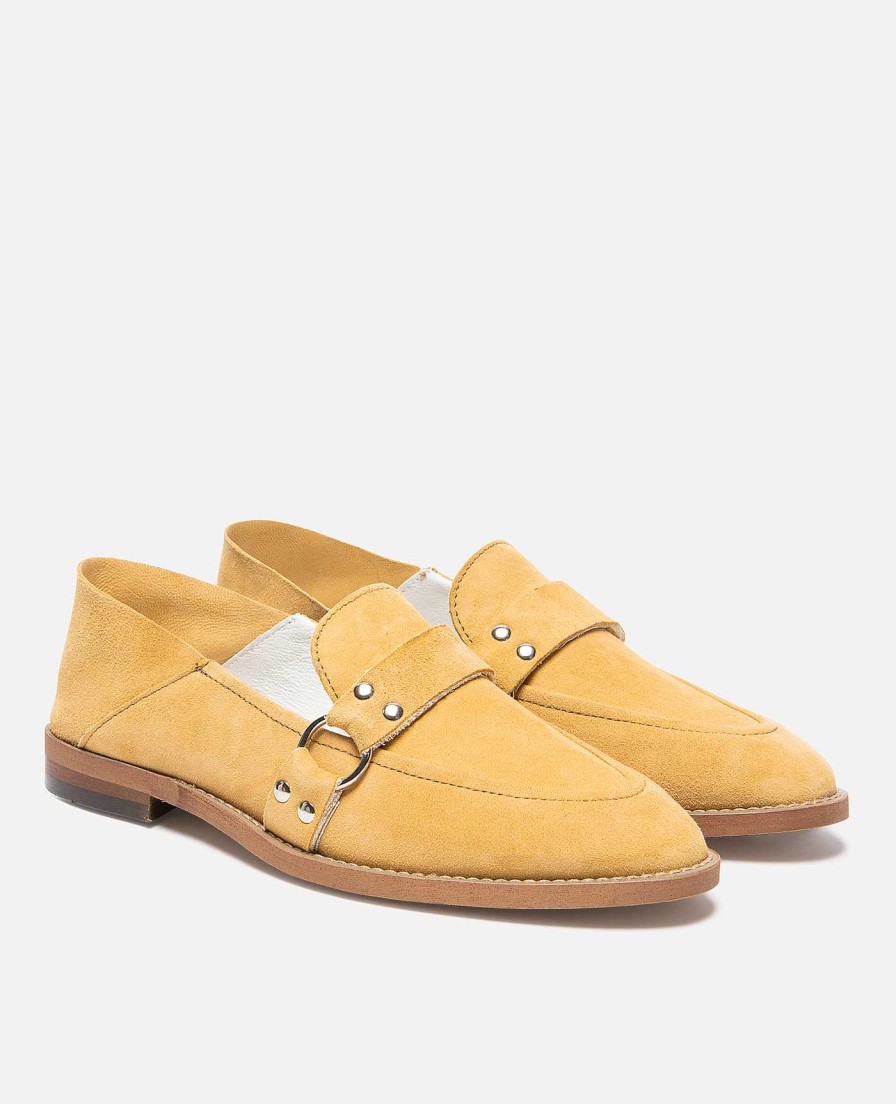 KOST Ladies Yellow Suede Slippers Hot