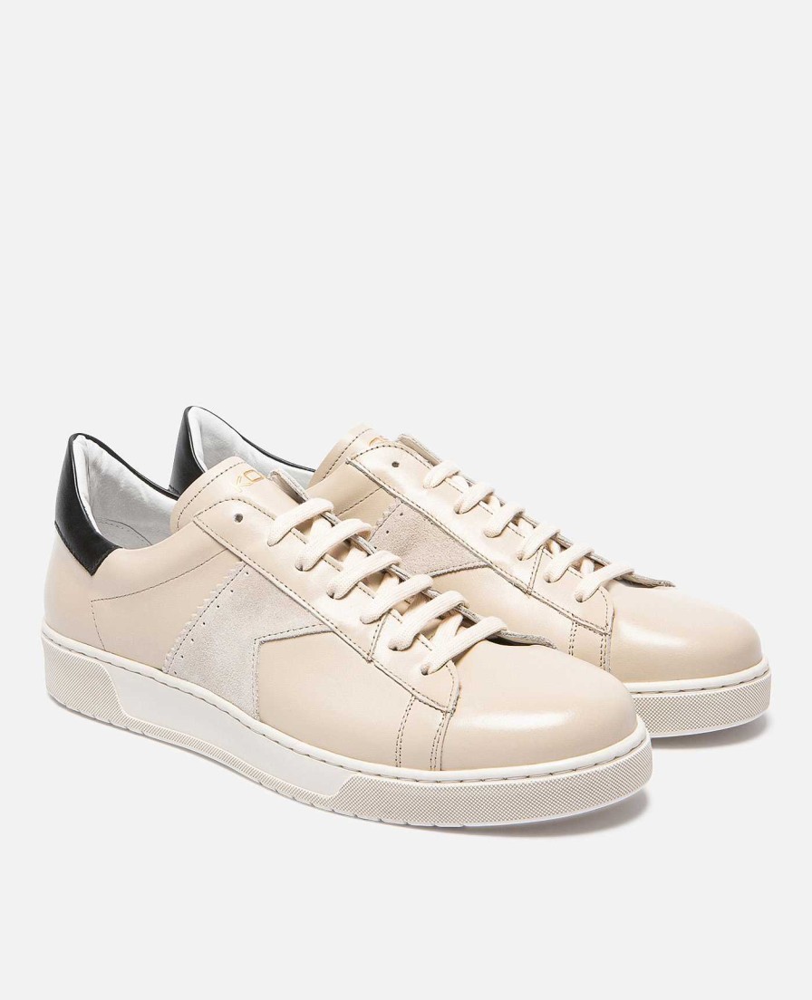 KOST Mixed Beige Leather Eco-Friendly Sneakers Best