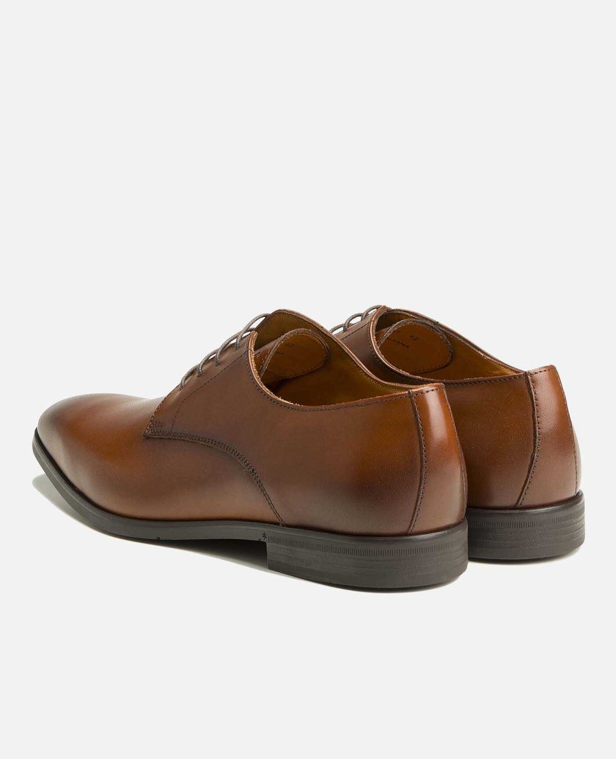 KOST Men'S Cognac Leather Derbies Wholesale