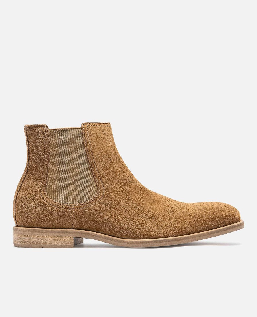 KOST Men'S Brown Suede Chelsea Boots Hot