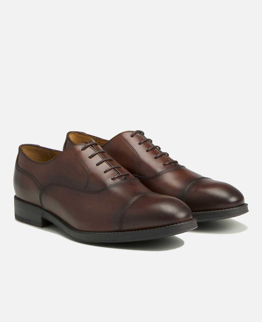 KOST Men'S Brown Leather Oxford Shoes Online