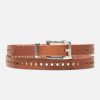 KOST Belt Made In Vegetable Tanned Leather From France Best