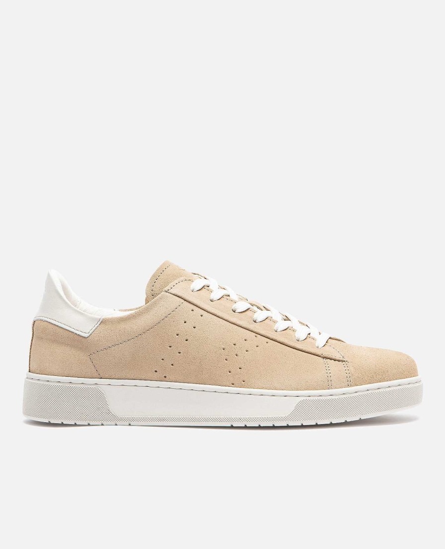 KOST Men'S Beige Suede Sneakers Hot