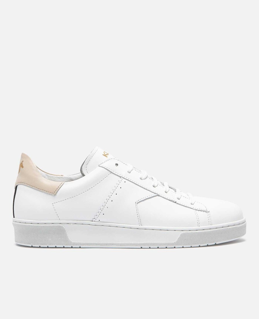 KOST Eco-Friendly White Leather Sneakers For Men Hot