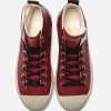 KOST Women'S Red Vegetable Tanned Leather Sneakers New