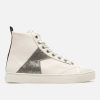 KOST Women'S Shoes Made Of Off-White And Silver Leather Online