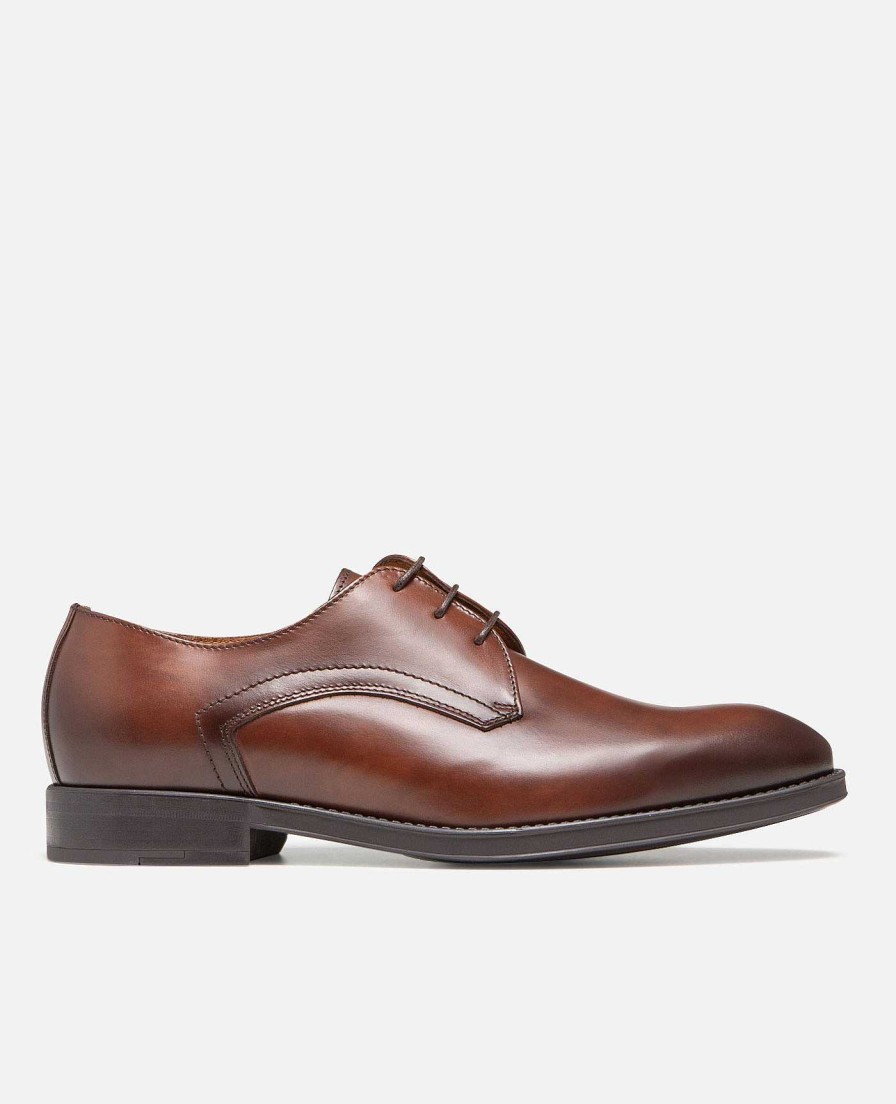 KOST Men'S Brown Leather Derby Shoes Online