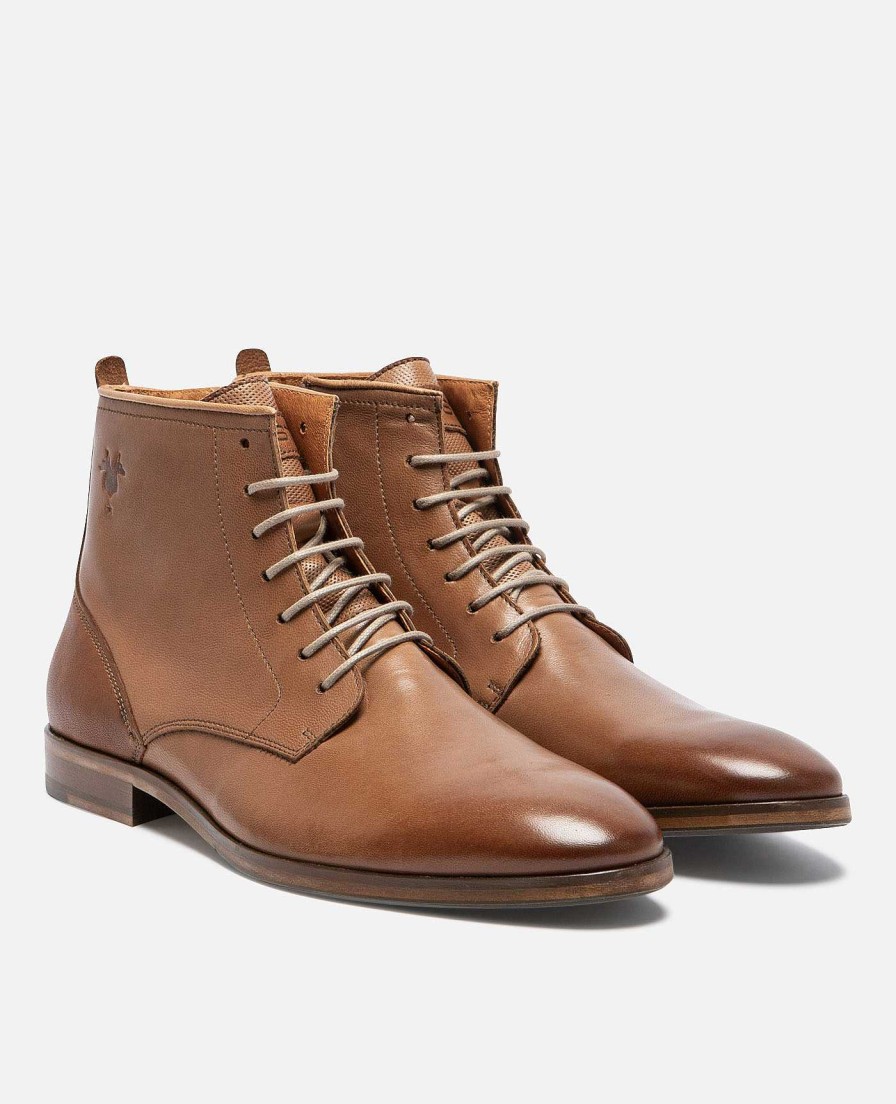 KOST Men'S Brown Leather Boots Online