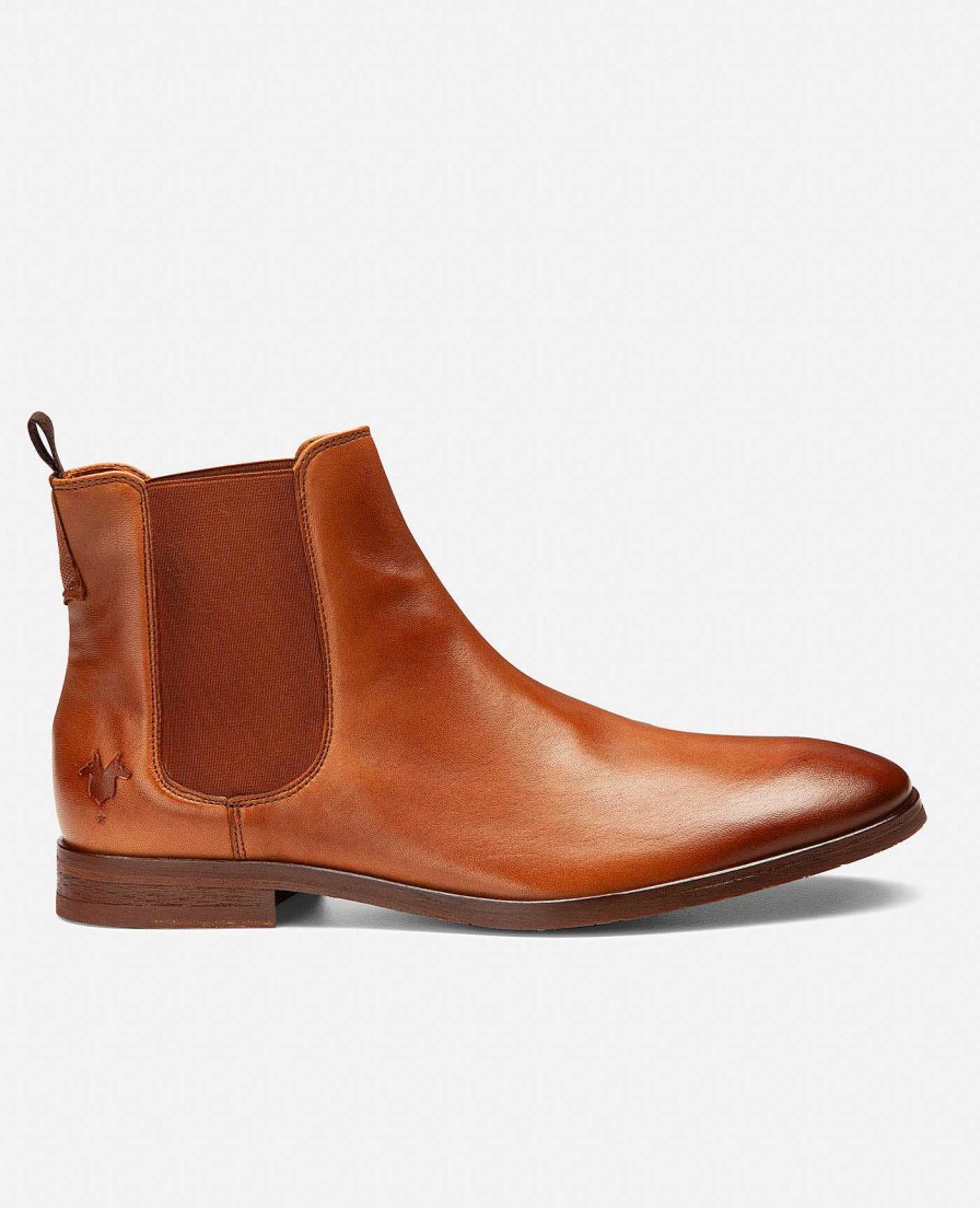 KOST Men'S Brown Leather Chelsea Boots Online