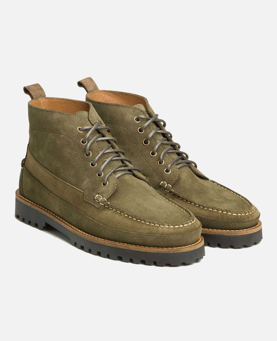 KOST Men'S Green Suede Chukka Boots Best