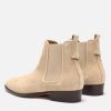 KOST Beige Women'S Suede Chelsea Boots Wholesale