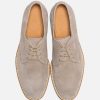 KOST Men'S Suede Taupe Derby Shoes Hot