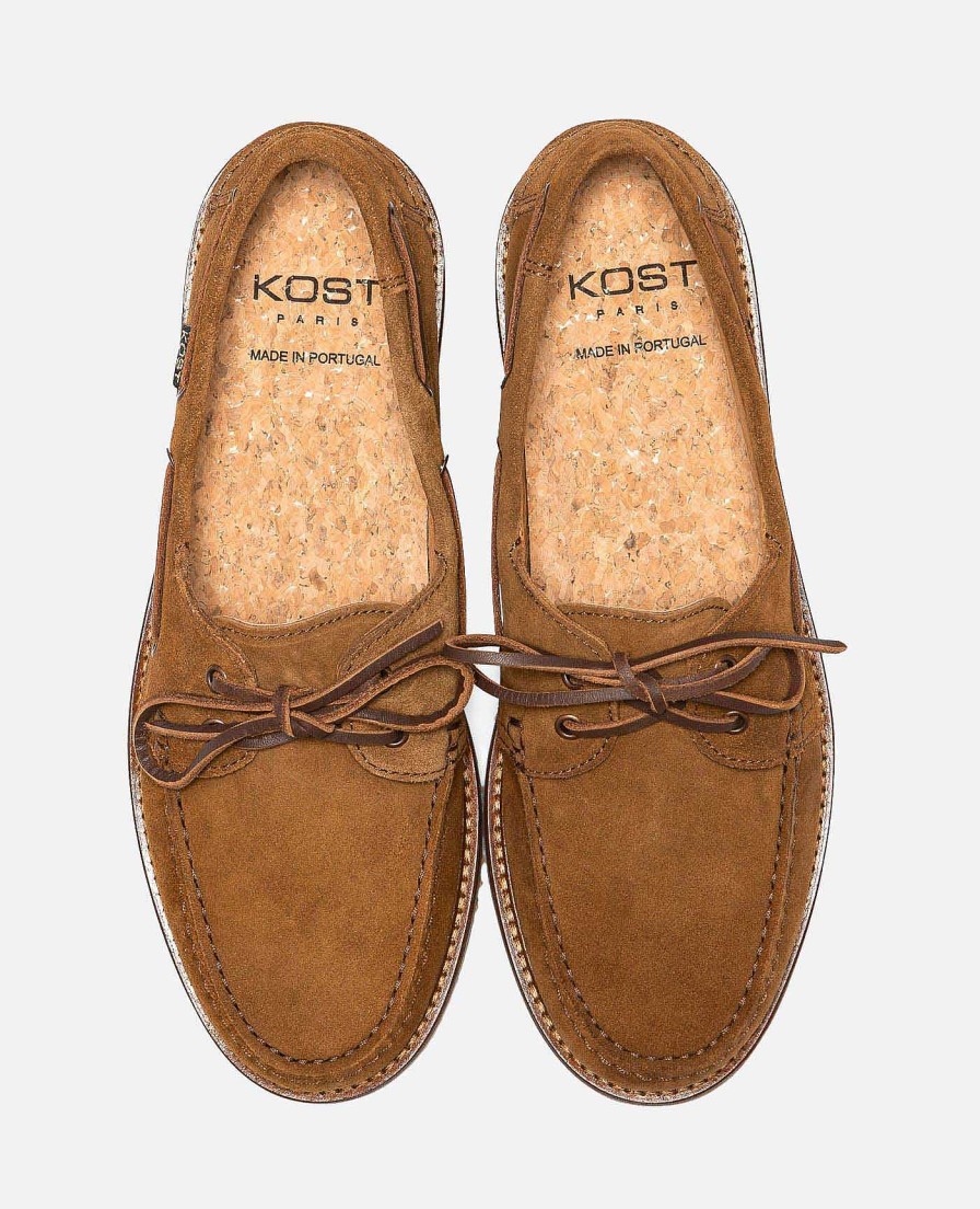 KOST Men'S Brown Suede Boat Shoe Online