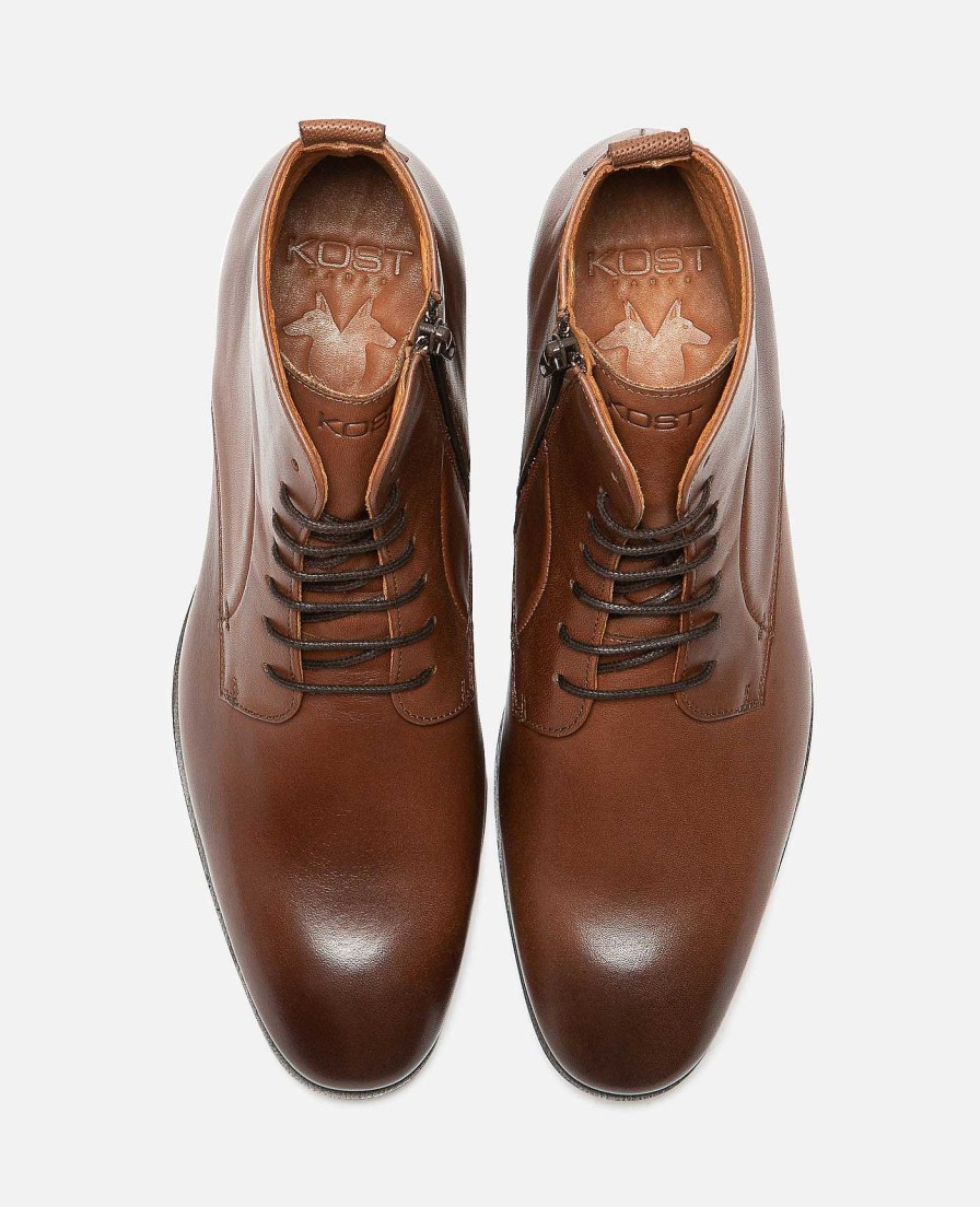 KOST Men'S Cognac Leather Boots Online