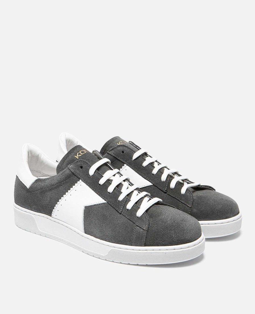 KOST Mixed Gray Suede Sneakers New