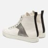 KOST Men'S Sneakers Made Of Off-White And Silver Vegetable Tanned Leather Hot