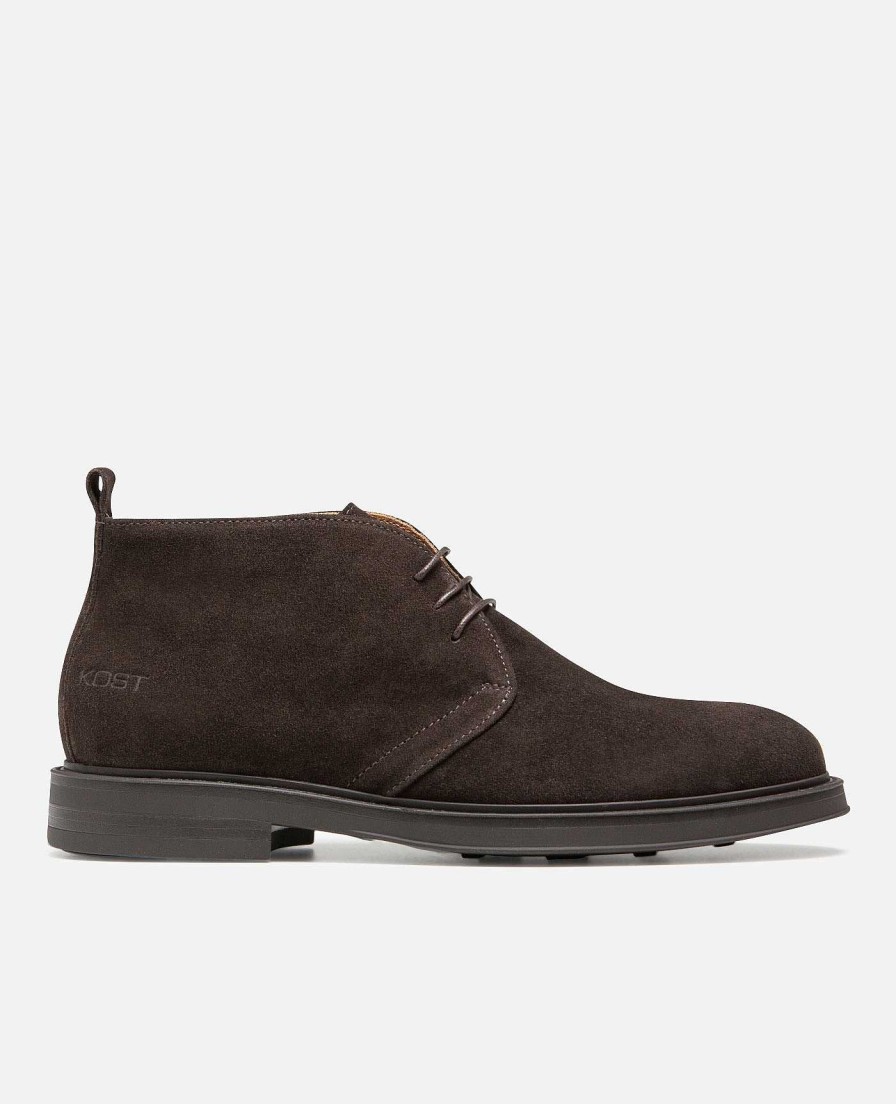 KOST Men'S Brown Suede Chukka Boots Hot