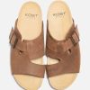 KOST Men'S Nubuck Leather Slippers Hot