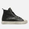 KOST Women'S Black Vegetable Tanned Leather Sneakers New