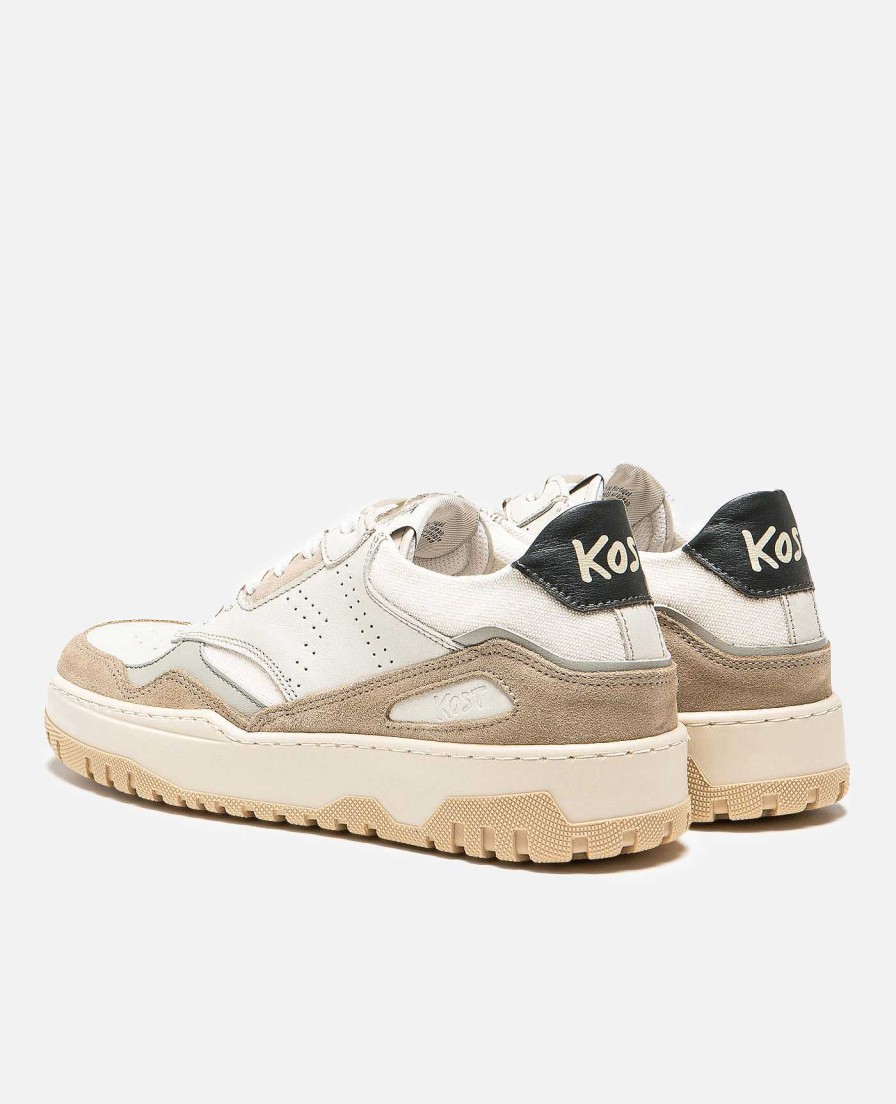 KOST Women'S Beige Leather Sneakers Online