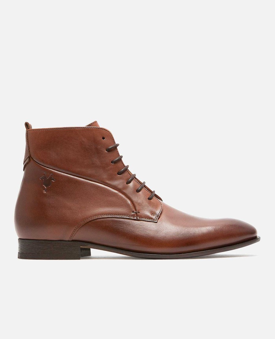 KOST Men'S Cognac Leather Boots Online