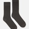 KOST Mens Made In France Gray Cotton Socks Hot