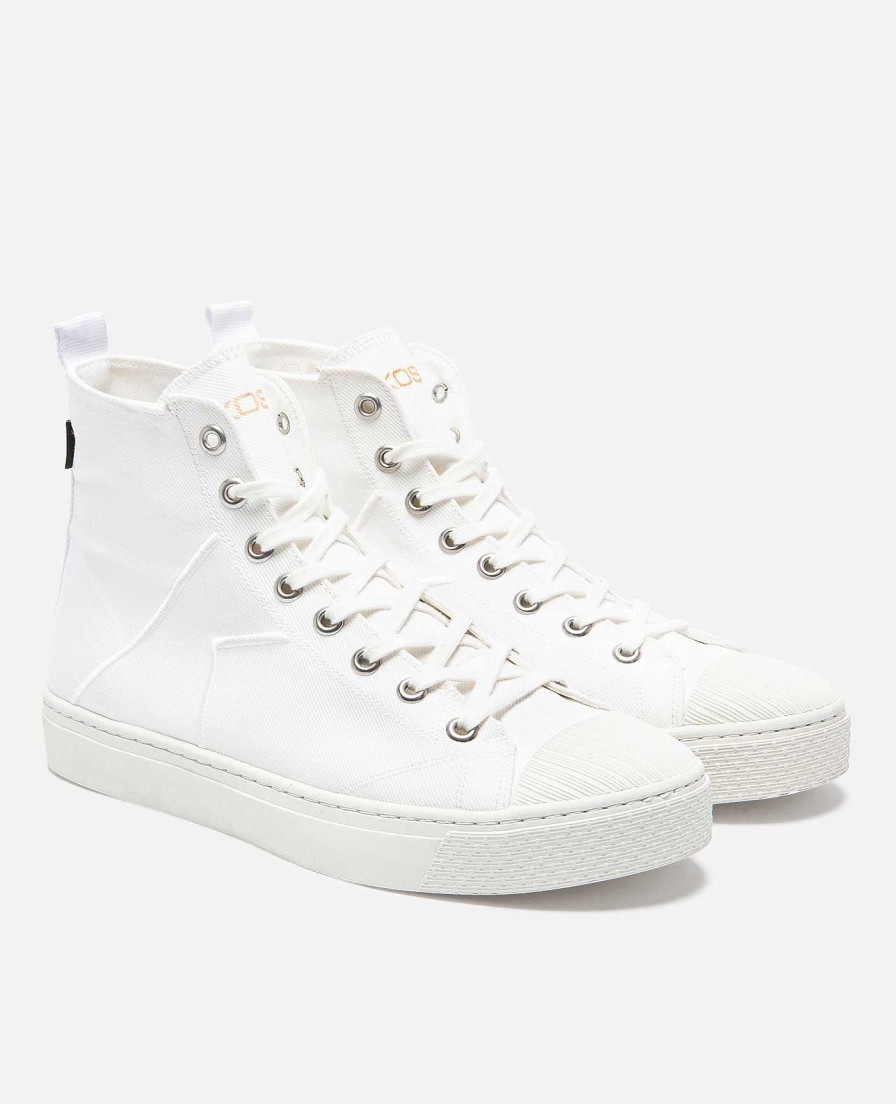 KOST Mens White Recycled Textile Vegan Sneakers Online