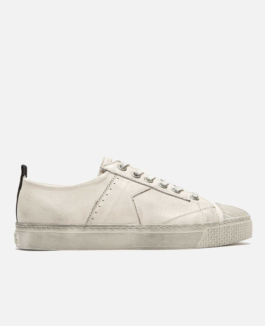 KOST Men'S Sneakers Made Of Off-White Vegetable Tanned Leather Wholesale