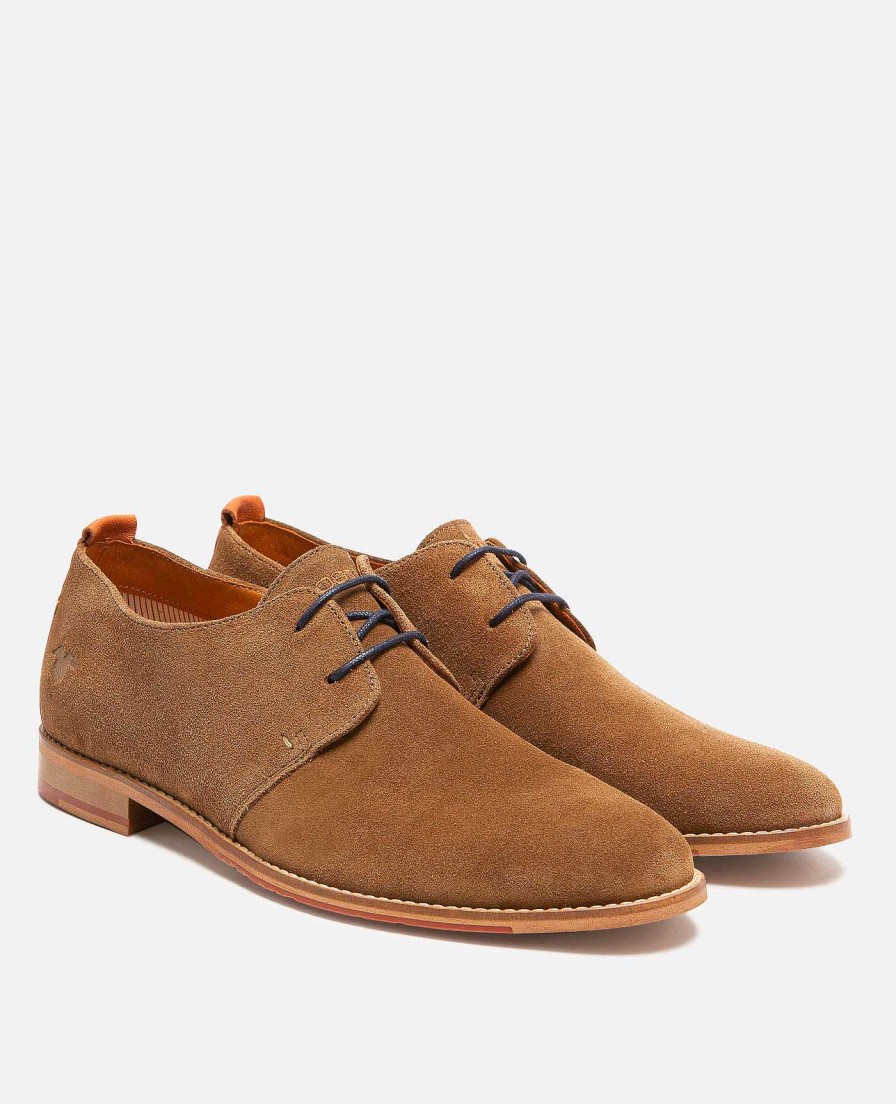 KOST Men'S Brown Suede Derby Shoes Online