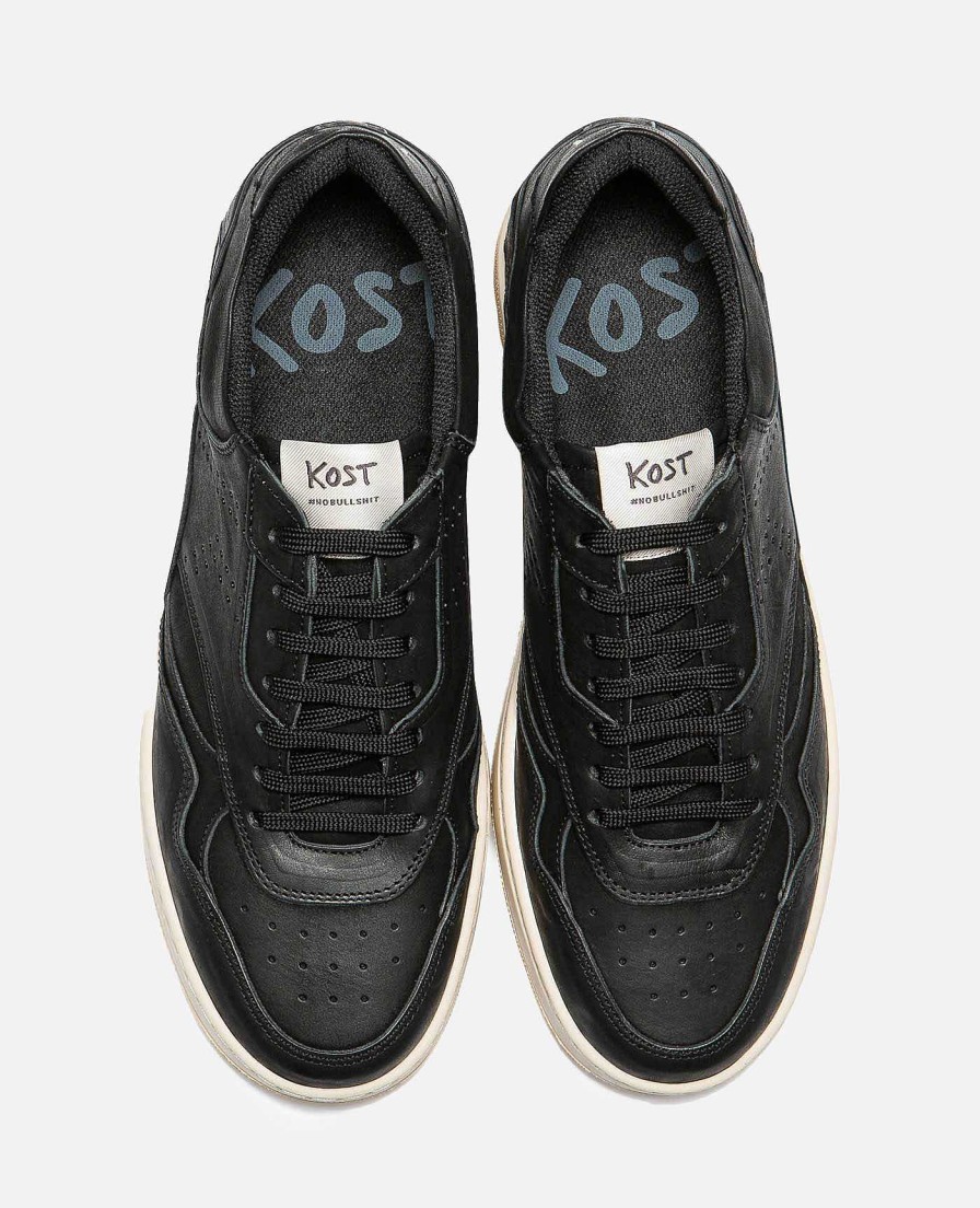 KOST Men'S Black Vegetable Tanned Leather Sneakers Online