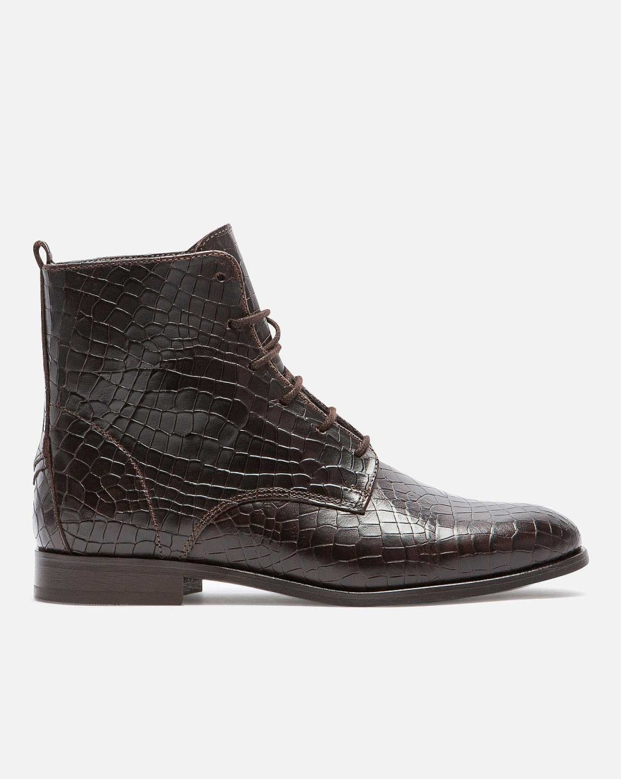 KOST Women'S Brown Vegetable Tanned Leather Boots Online