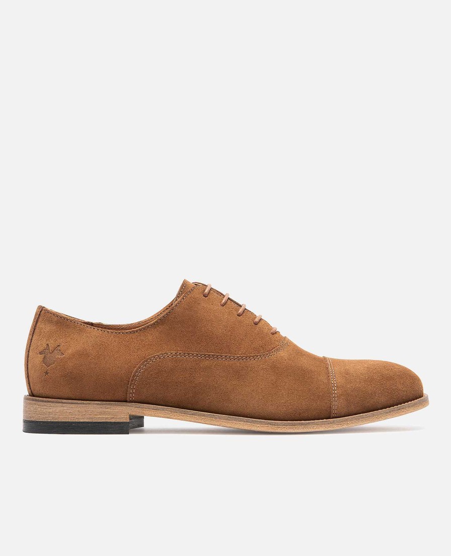 KOST Men'S Brown Suede Oxford Shoes Best