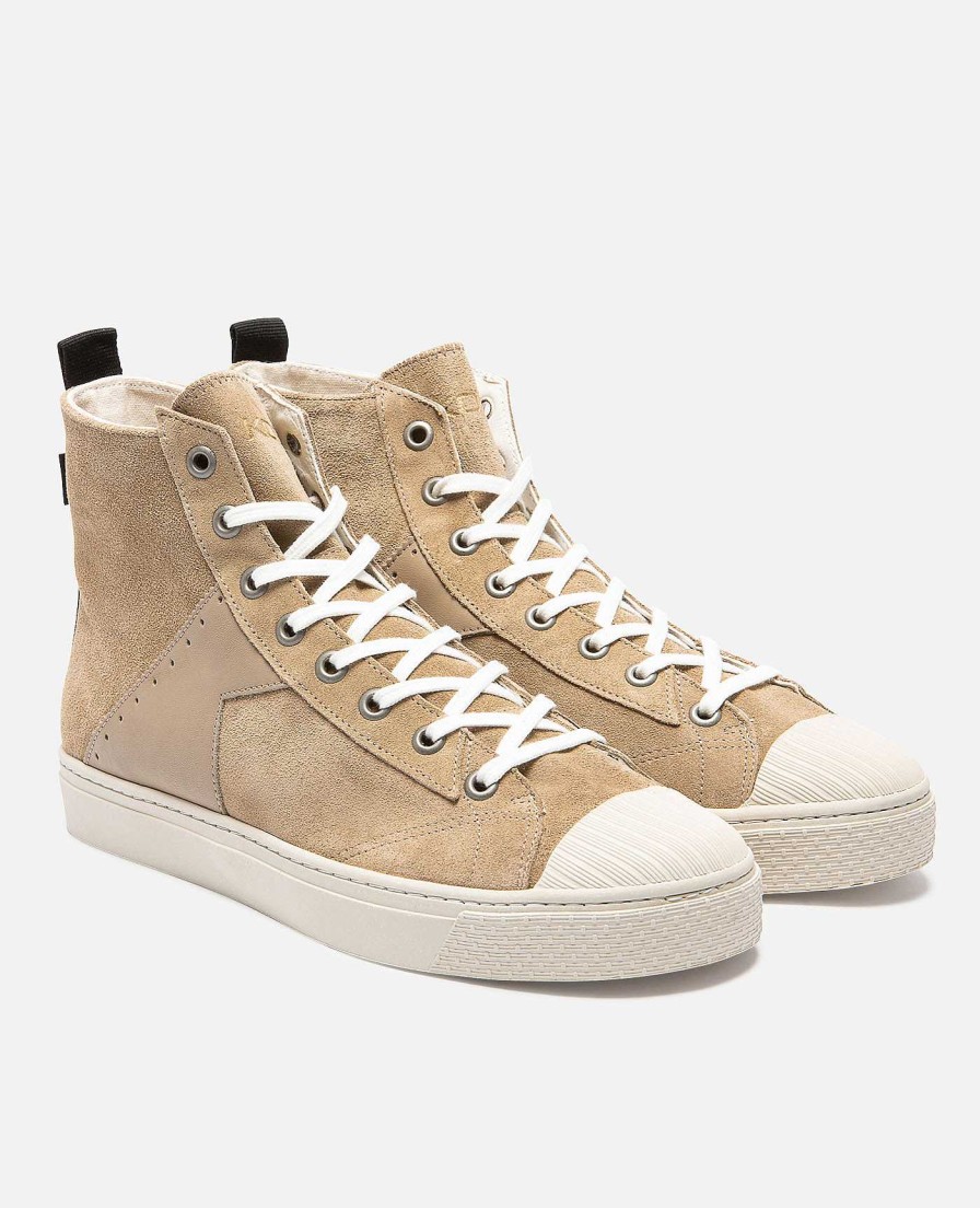 KOST Women'S Beige Suede Eco-Friendly Sneakers Wholesale