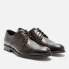 KOST Men'S Brown Leather Derby Shoes Clearance