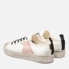 KOST Women'S Off-White-Pink Oeko-Tex Canvas Sneakers Hot