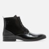 KOST Men'S Black Leather Boots Wholesale