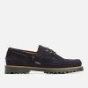 KOST Navy Blue Suede Boat Shoes For Men Wholesale