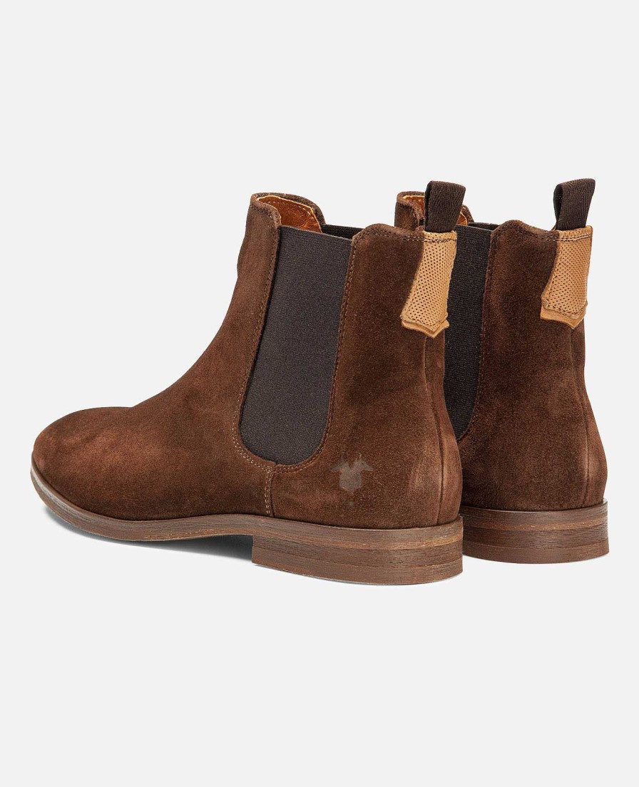 KOST Men'S Brown Suede Chelsea Boots Online