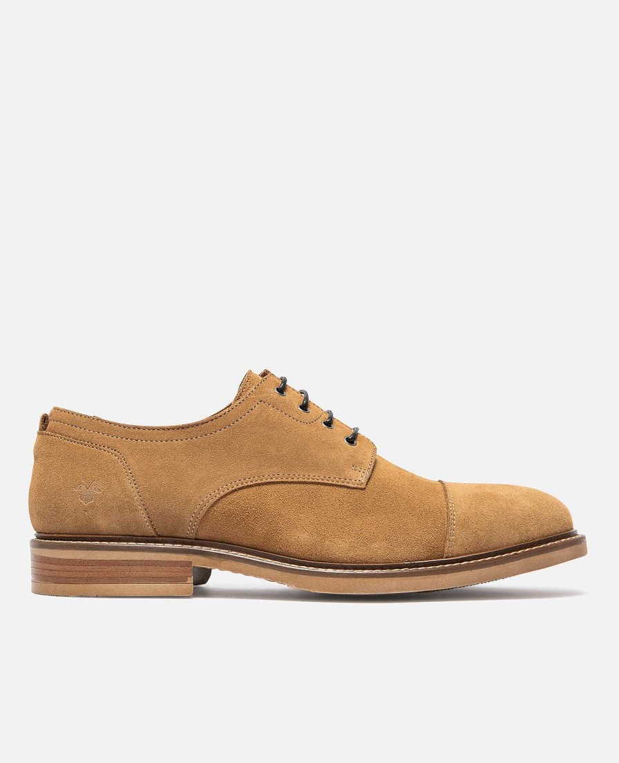 KOST Men'S Brown Suede Derby Shoes Wholesale