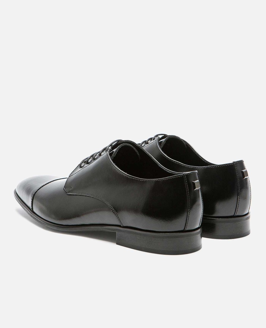 KOST Men'S Black Leather Derby Shoes Online