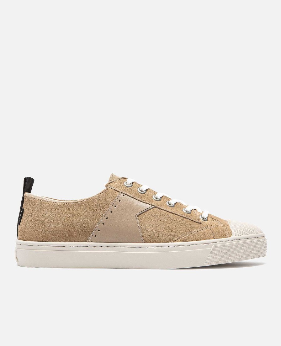 KOST Women'S Beige Suede Sneakers Clearance