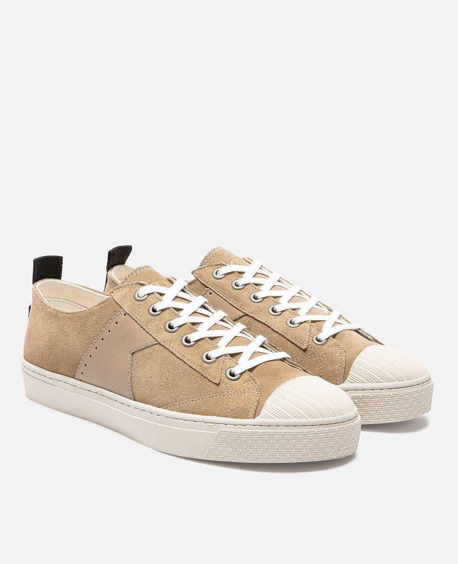 KOST Men'S Beige Suede Sneakers Clearance