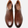 KOST Men'S Brown Leather Chelsea Boots Hot