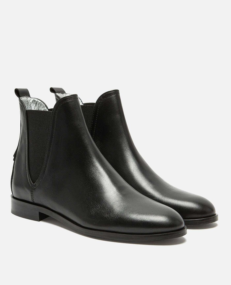 KOST Women'S Black Leather Chelsea Boots Best