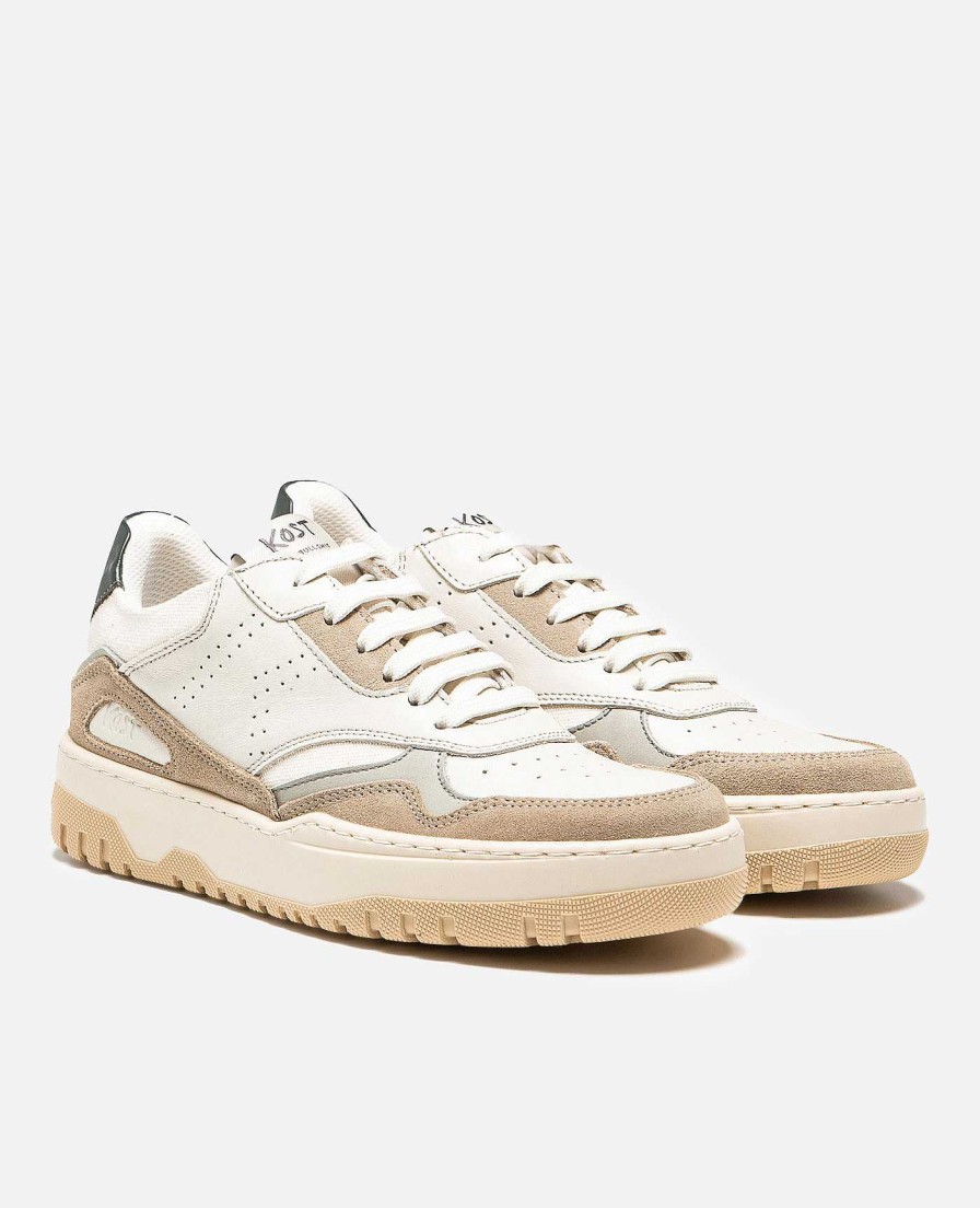 KOST Women'S Beige Leather Sneakers Online