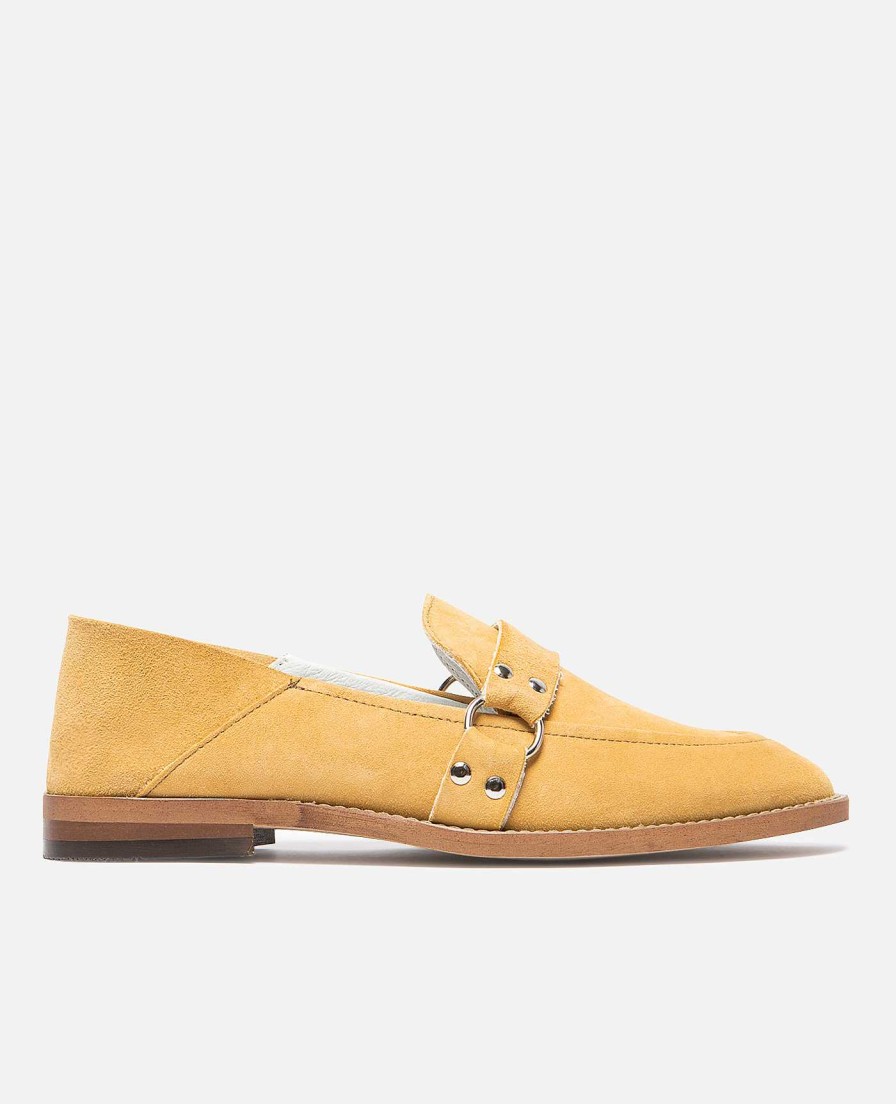 KOST Ladies Yellow Suede Slippers Hot