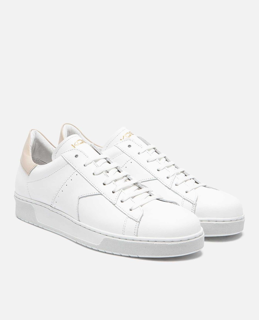 KOST Eco-Friendly White Leather Sneakers For Men Hot